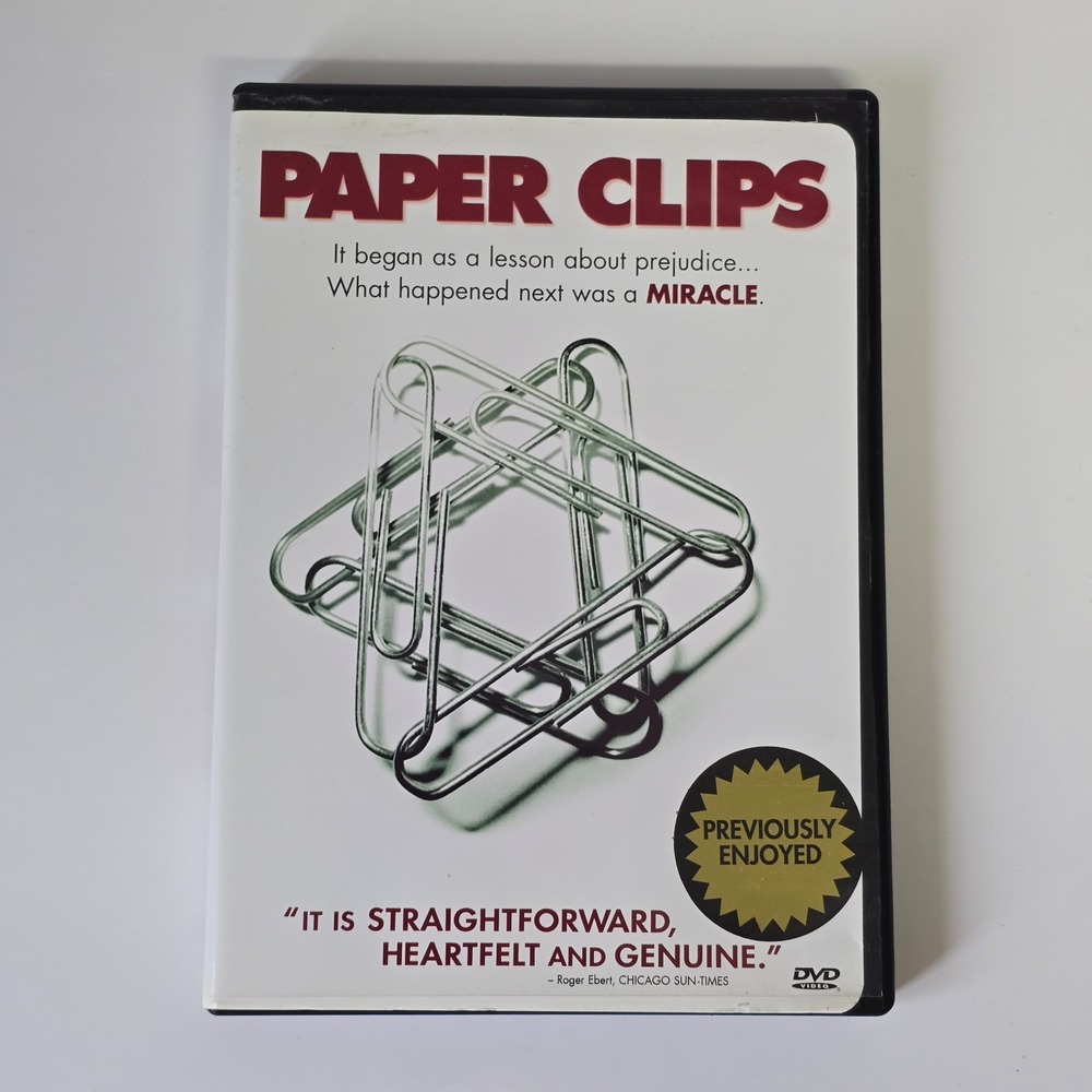 Paper Clips DVD Holocaust Documentary Whitwell Middle School Education Film